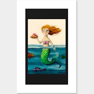 Wind & Water Mermaid Posters and Art